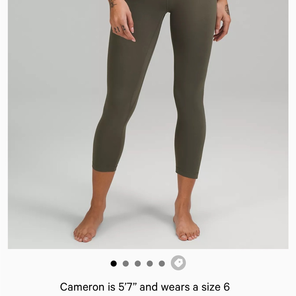 Lululemon HR Align Cropped Size 6
